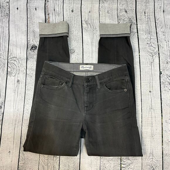 Madewell Denim - MADEWELL Skinny Jeans Charcoal Gray 26